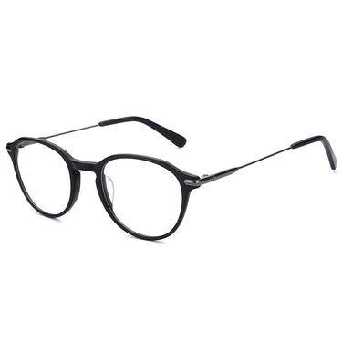 Men Urban Eyeglasses: Bergen -Black - SpecSMART Eye Clinic (Diagonal View)